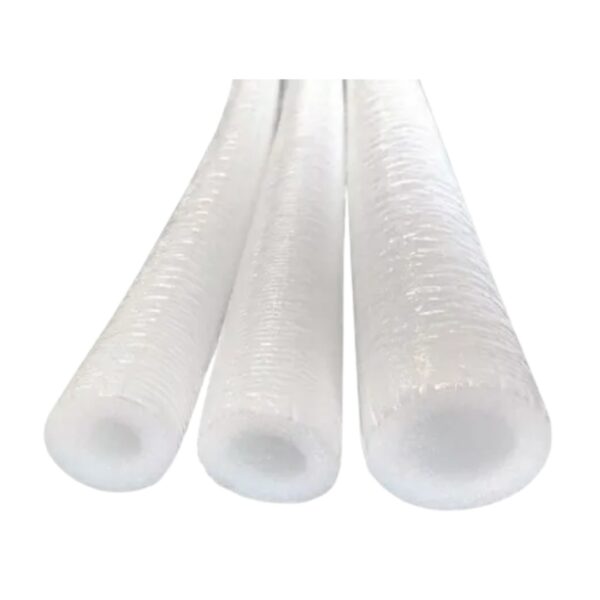TUBO ISOLANTE POLIETILENO BLINDADO INVERTER BRANCO 3/8 18MM